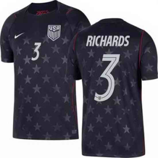 Men 3 Chris Richards USMNT 2026 Home Stadium Replica Jersey 2